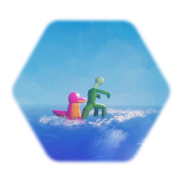 Green and Bo on a Rowboat (element)