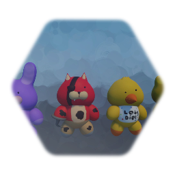 Cute and goofy fnaf models