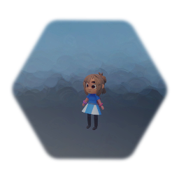 Girl Puppet with acting