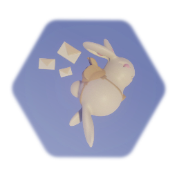 Rabbit Post Sign - TCFP047