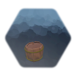 wooden barrel