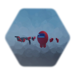 Among Us person + hands