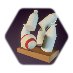 Carnival Game-Milk Bottles