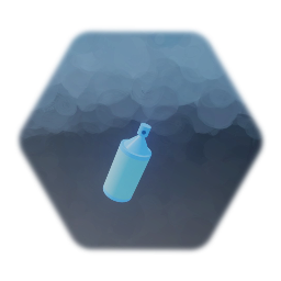 Blue Spray Can