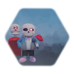 Fnf vs dust Sans Sans animated