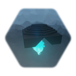 Floating Crystal Hex Platform