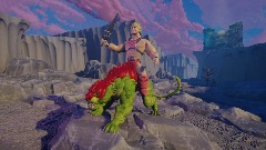 He-Man & Battlecat Scene