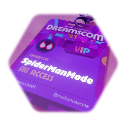 SpiderManMode #DreamsCom21 Lanyard