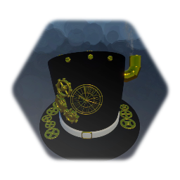 Steampunk Top Hat Clock