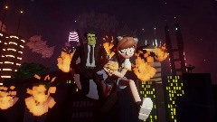 Shawn Kodo with Skyler poster