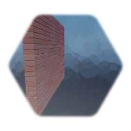 Realistic brick wall