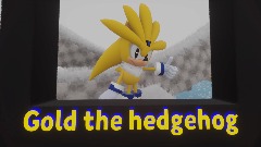 Gold the hedgehog