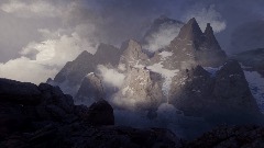 Moody Mountain Lighting Study