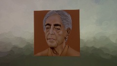 Painting of J. Krishnamurti