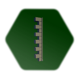 Gothic Interlocking Wall End : Type A