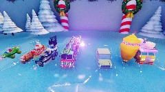 SantaDinoJokerTurnMonPickThorn-Santa's Snowglobe