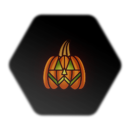 Stained Glass Jack O'Lantern