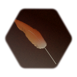 Orange feather