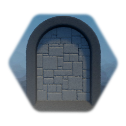 Stone Sliding Door