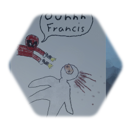 Deadpool Francis Drawing