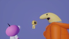 This is the most obnoxious thing but yellow robot cat