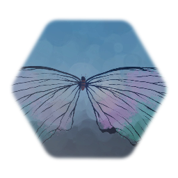 Butterfly with broken wing