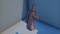 Simple Gun with cell shading