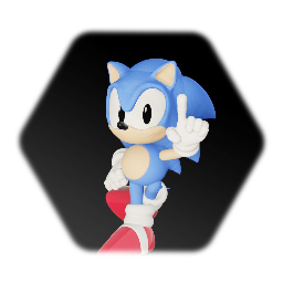 Classic Sonic 3D (model)