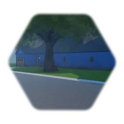 Blue house