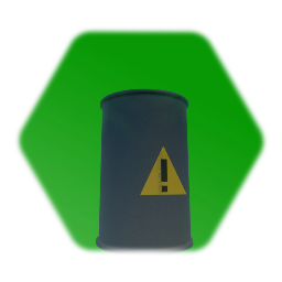 Toxic Waste Barrel - Post Apocalyptic Wasteland