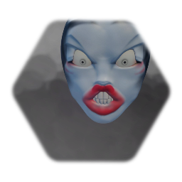 Kabuki mask angry