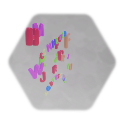 Fridge Magnet letters