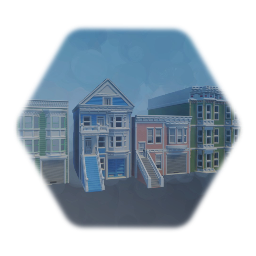 San Francisco Houses and shops