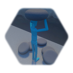 Pick up/throw mechanic (blank puppet version)