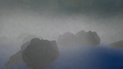 Foggy river