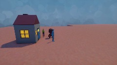 Outside of the house