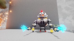 Super Stickman - Monochrome Park Flame Bot