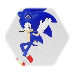 Sonic adventure sonic concept art model