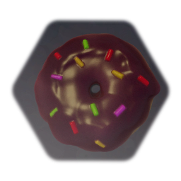 Chocolate sprinkles donuts