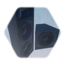 Dual 15 Loudspeaker with Sub