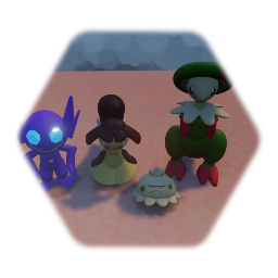 Pokemon - Shroomish / Breloom / Sableye / Mawile