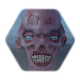 Zombie head