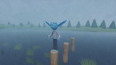 Toasty does acrobatics