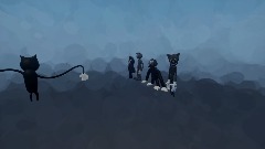 Cartoon cat does Summit