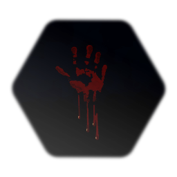 Bloody Hand Print