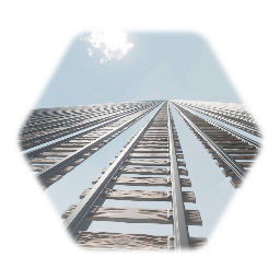 Simple 4x1m train tracks