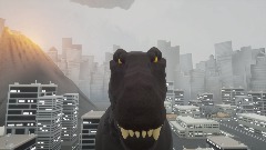 Godzilla vs The Oversized T rex