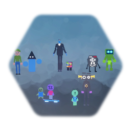 Paper thin TPOD Characters