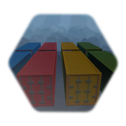 Shipping container set