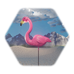 Pink Lawn Flamingo